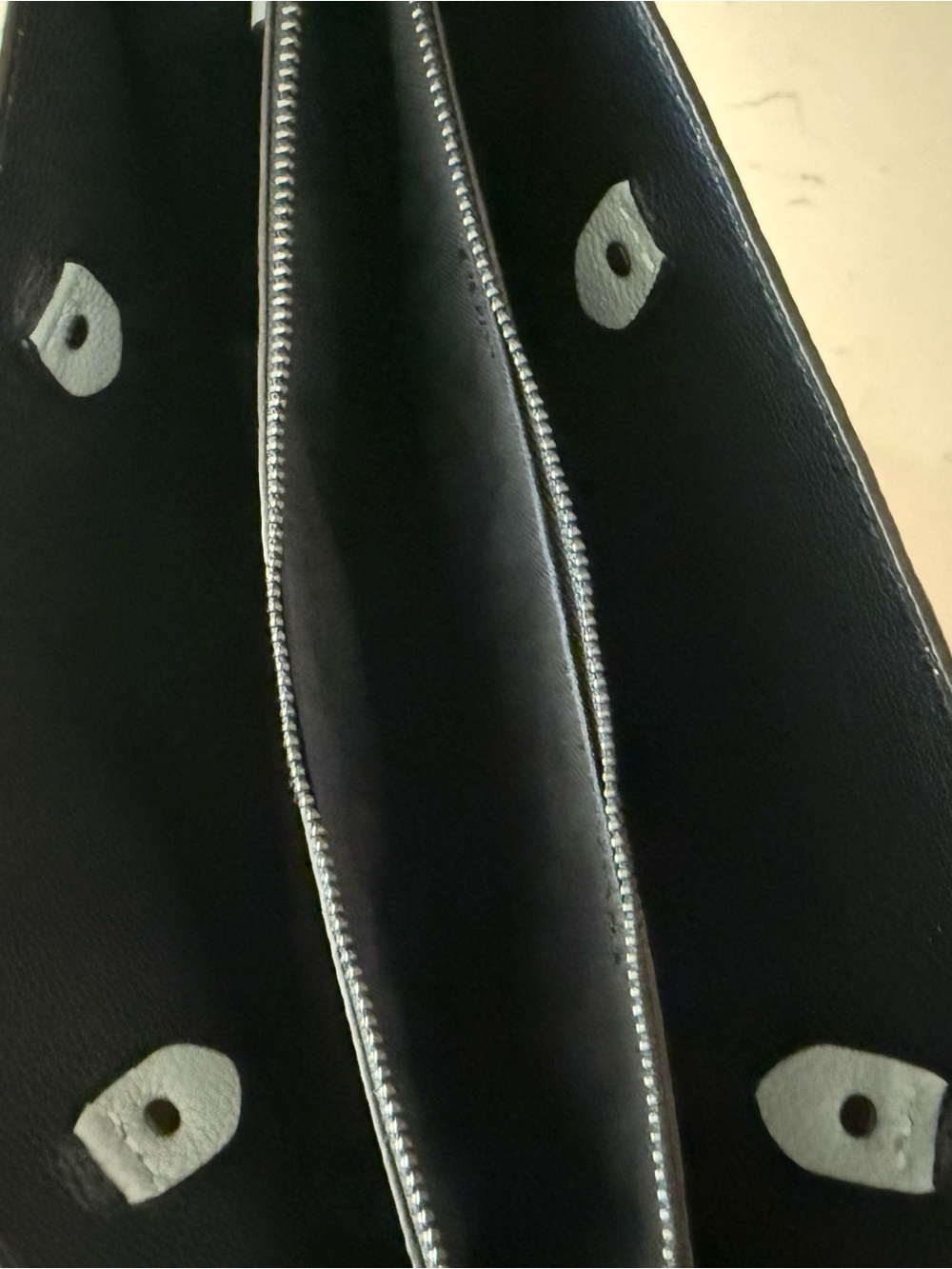 Coach Tyler Pebble Leather Shoulder Bag in Light Blue - Picture 4 of 6
